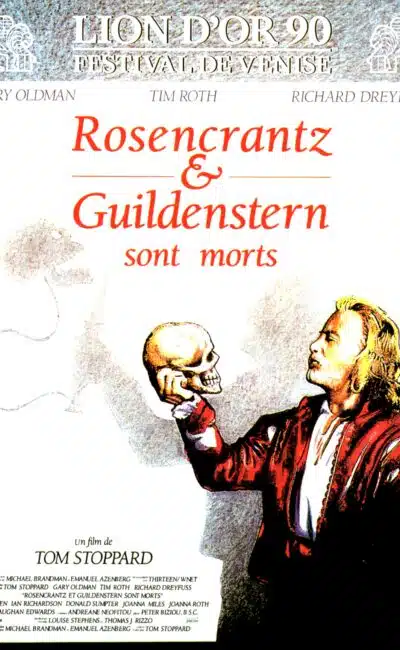 Affiche française de "Rosencrantz & Guildenstern sont morts" (1990) de Tom Stoppard