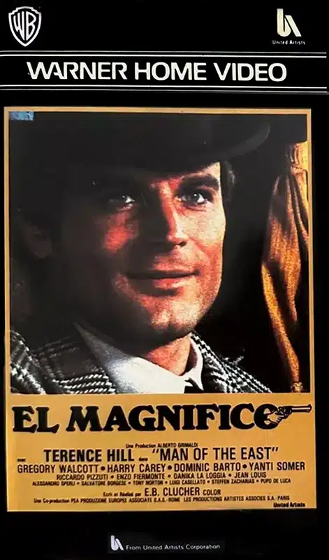VHS de El Magnifico, avec Terence Hill