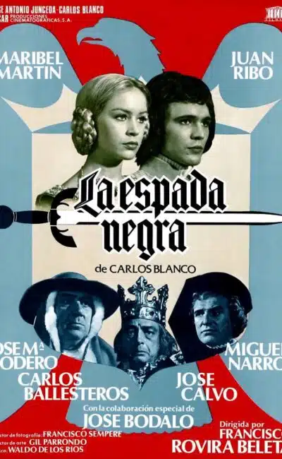 La Espada negra, l'affiche espagnole