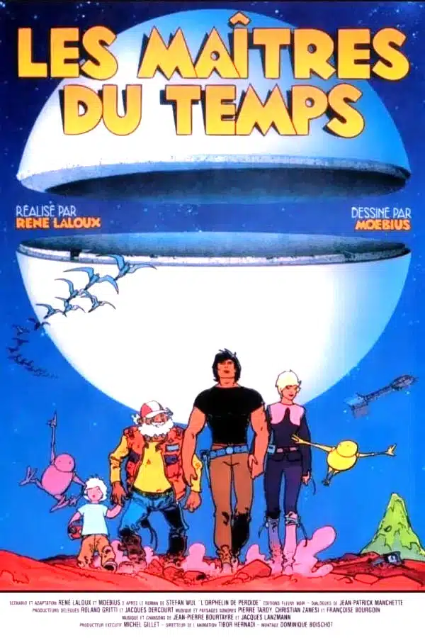 Les Maîtres du temps, l'affiche de 1982