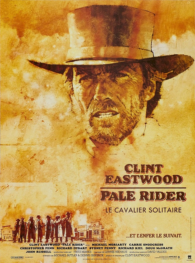 Affiche de Pale Rider, le cavalier solitaire de Clint Eastwood