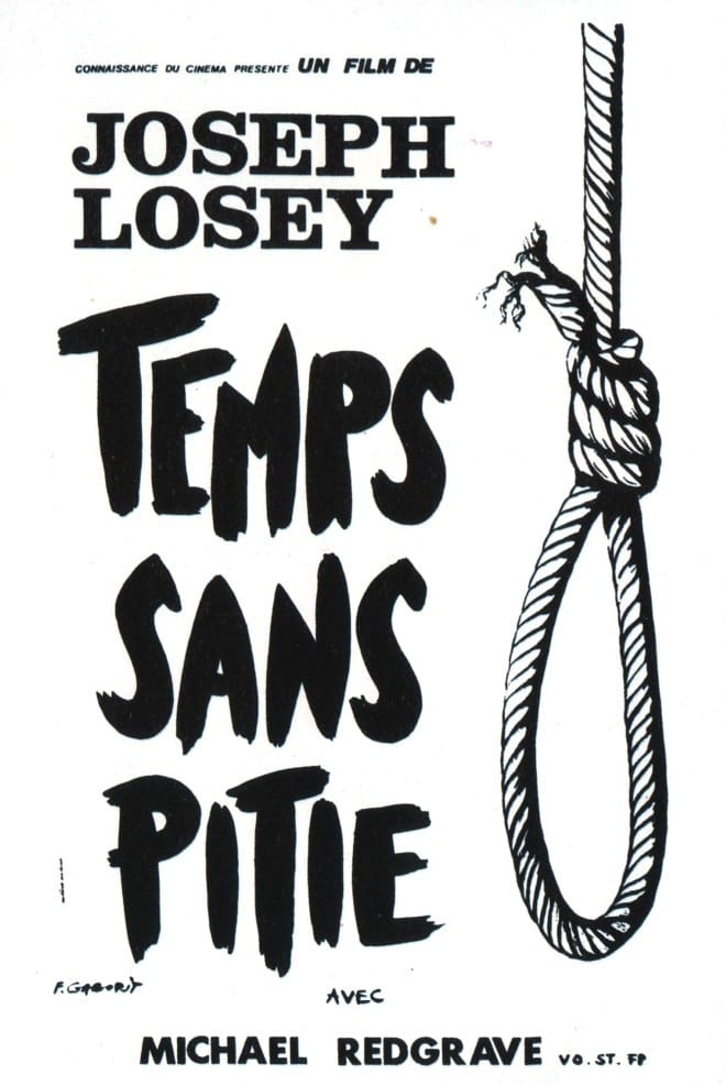 Temps sans pitié, l'affiche de 1960