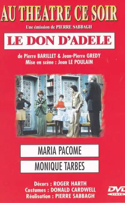 Jaquette du DVD "Le don d’Adèle"