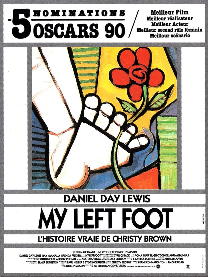Affiche de My Left Foot de Jim Sheridan