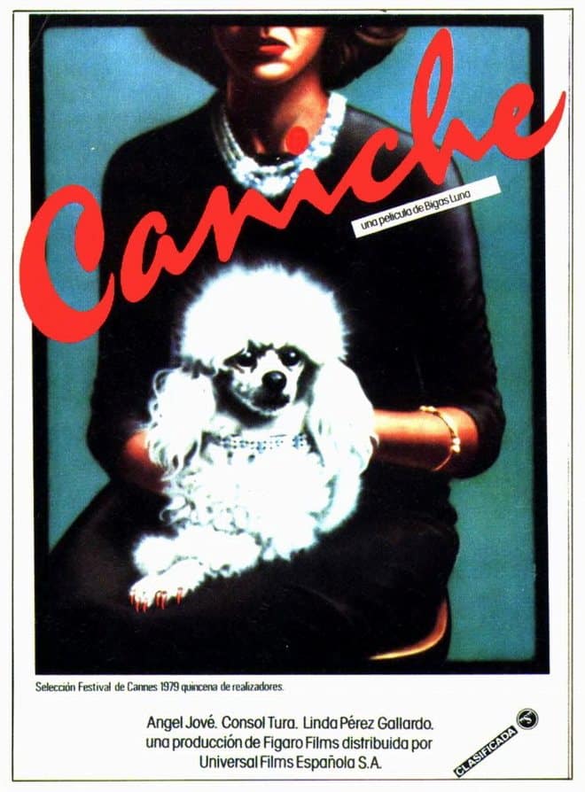 Caniche, l'affiche espagnole