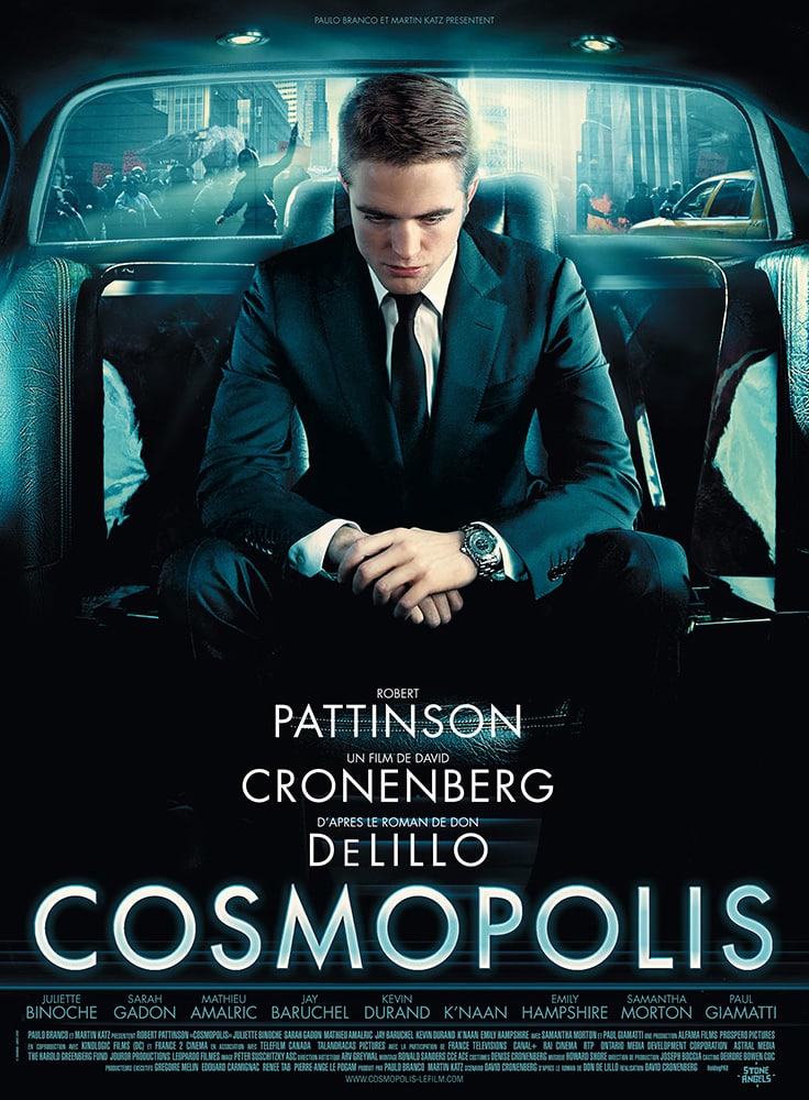 Affiche de Cosmopolis de David Cronenberg, avec Robert Pattinson
