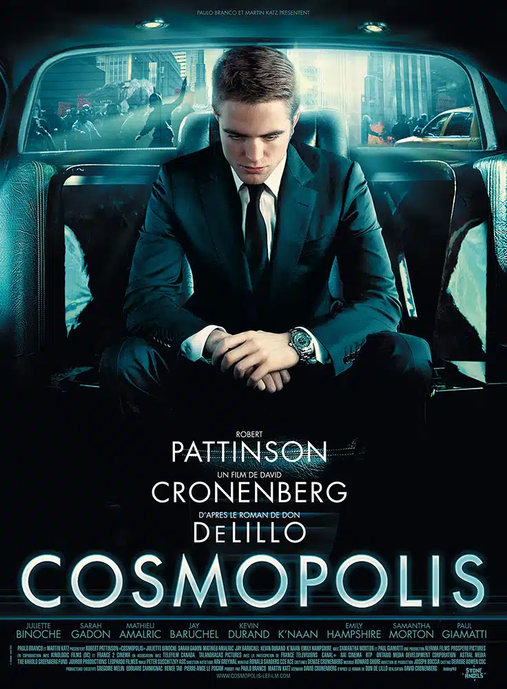 Affiche de Cosmopolis de David Cronenberg, avec Robert Pattinson