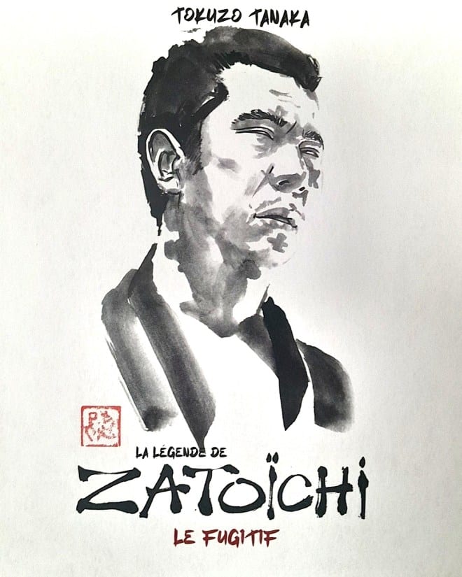 La Légende de Zatoïchi : Le Fugitif, jaquette blu-ray