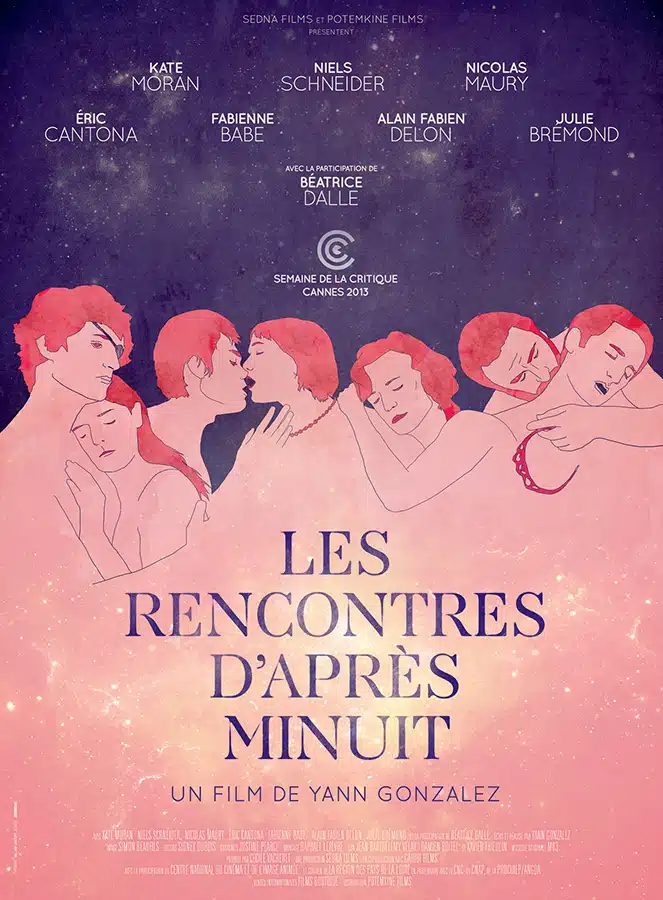 Les rencontres d'après minuit, affiche du film de Yann Gonzalez