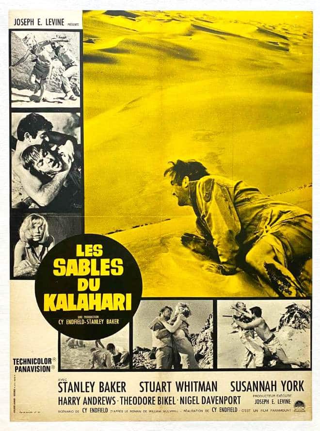 Les Sables du Kalahari, affiche