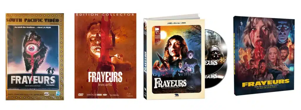 Editions vidéo françaises de Frayeurs de Lucio Fulci