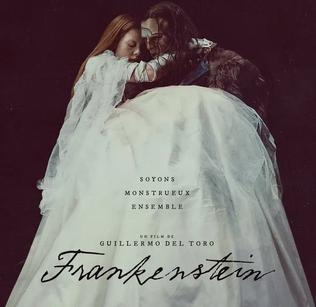 Affiche de Frankenstein avec Jacob Elordi et Mia Goth