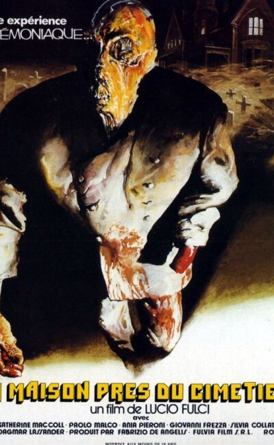 La Maison près du cimetière, l'affiche