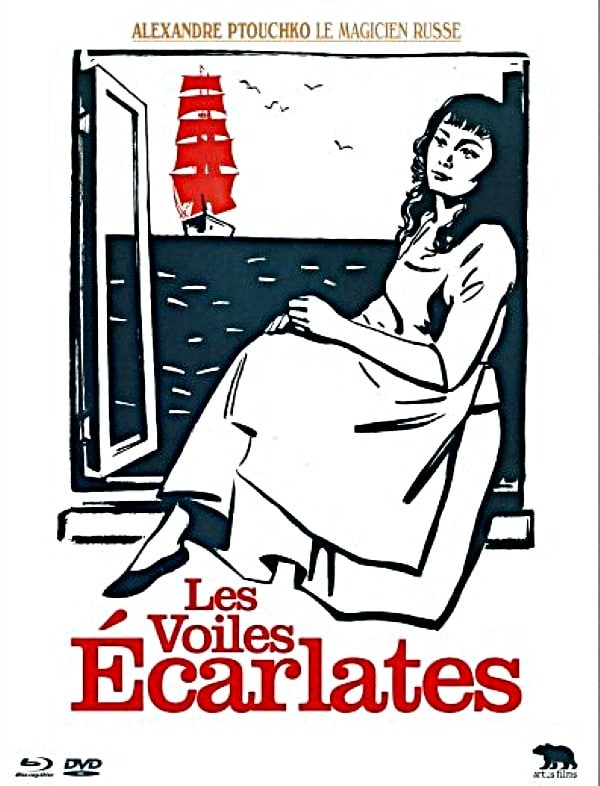 Les Voiles écarlates, jaquette blu-ray