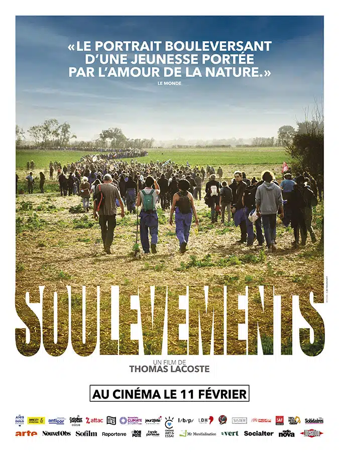 Affiche de Soulèvements de Thomas Lacoste.