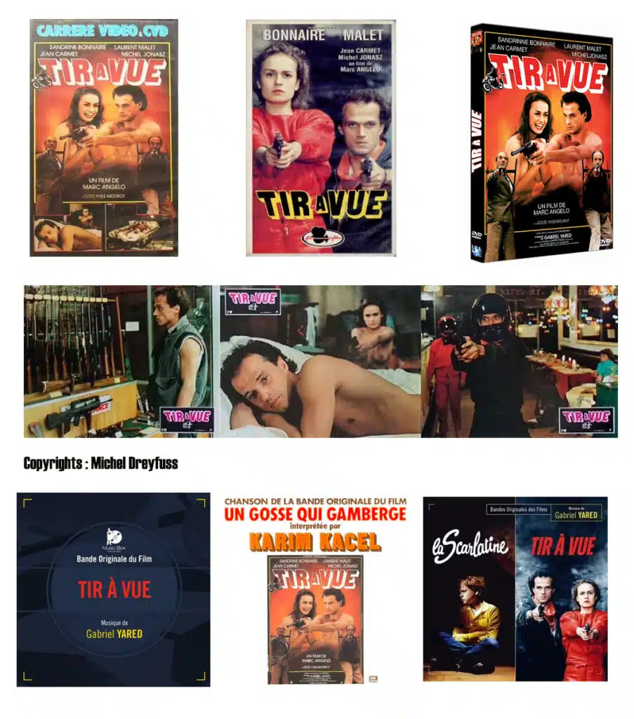 Tir à vue en VHS et DVD, et la Bande-originale de Tir à vue par Gabriel Yared