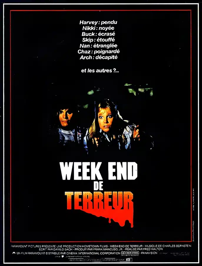 Affiche de Week-end de terreur de Fred Walton