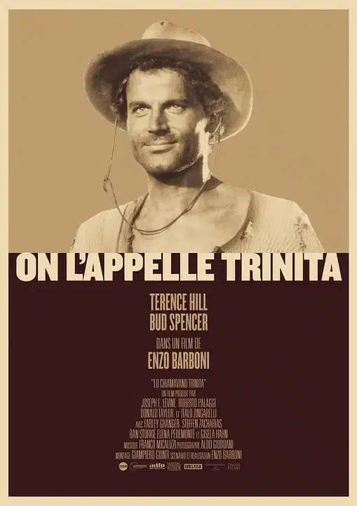 On l'appelle Trinita, affiche reprise, avec Terence Hill