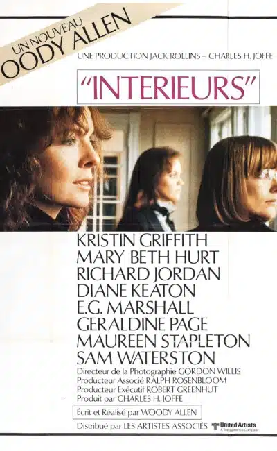 Affiche française de "Intérieurs" de Woody Allen (1978)