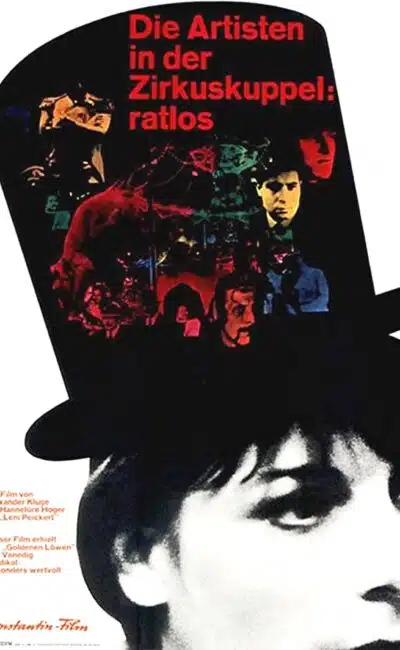 Affiche allemande du film "Les artistes sous les chapiteaux : Perplexes"