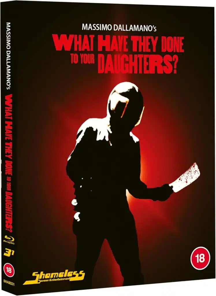 What have your done to your daughters ? (La lame infernale) en blu-ray chez Shameless (Royaume-Uni)
