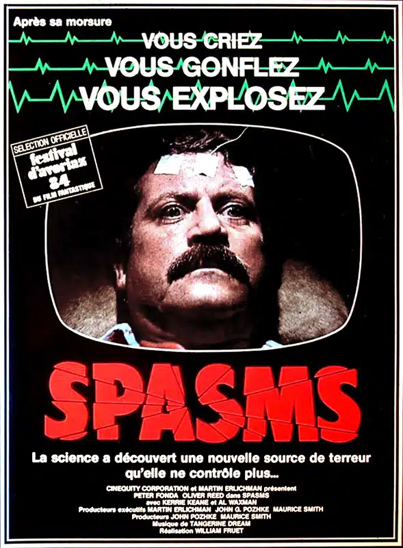 Spasms de William Fruet, avec Peter Fonda et Oliver Reed