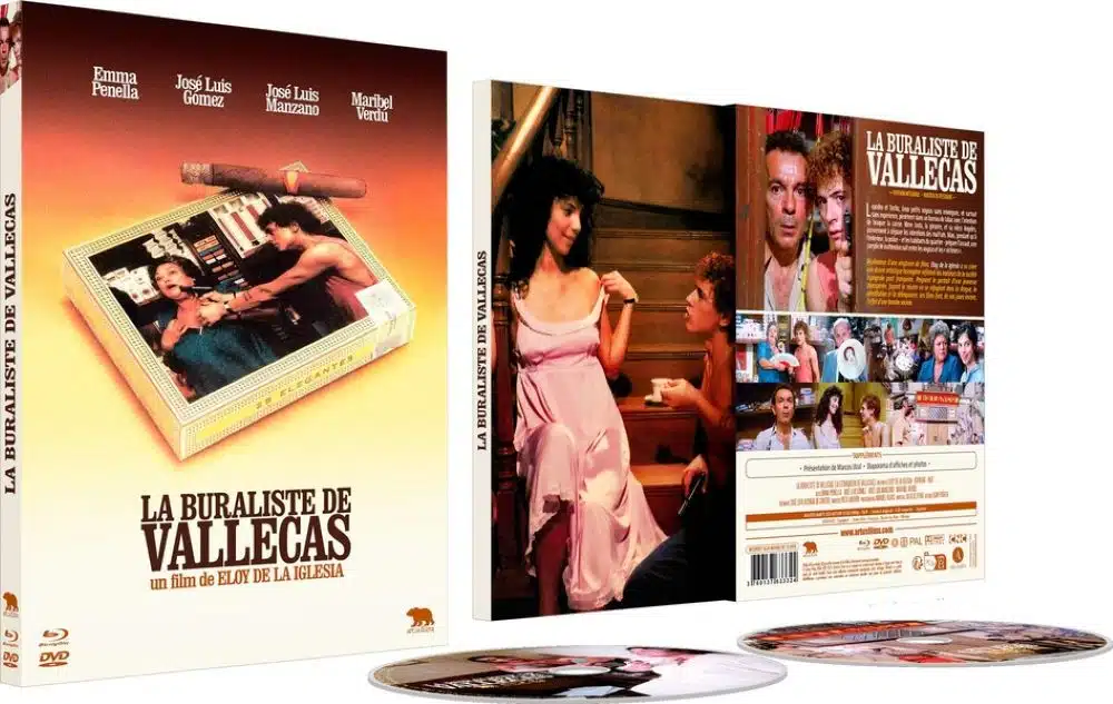 La Buraliste de Vallecas, jaquette détails.