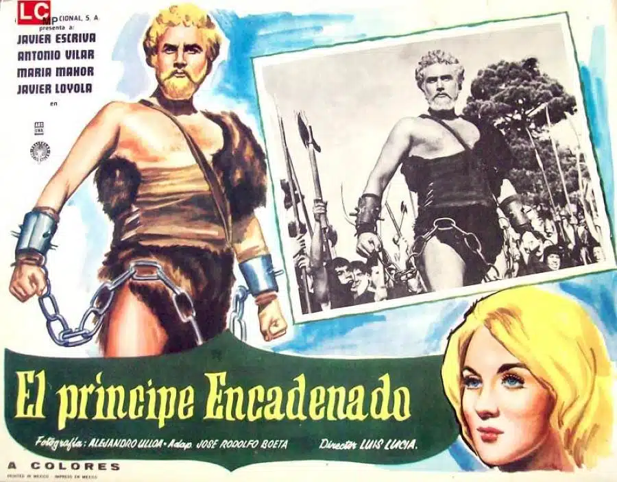 Le Prince enchaîné, matériel publicitaire espagnol