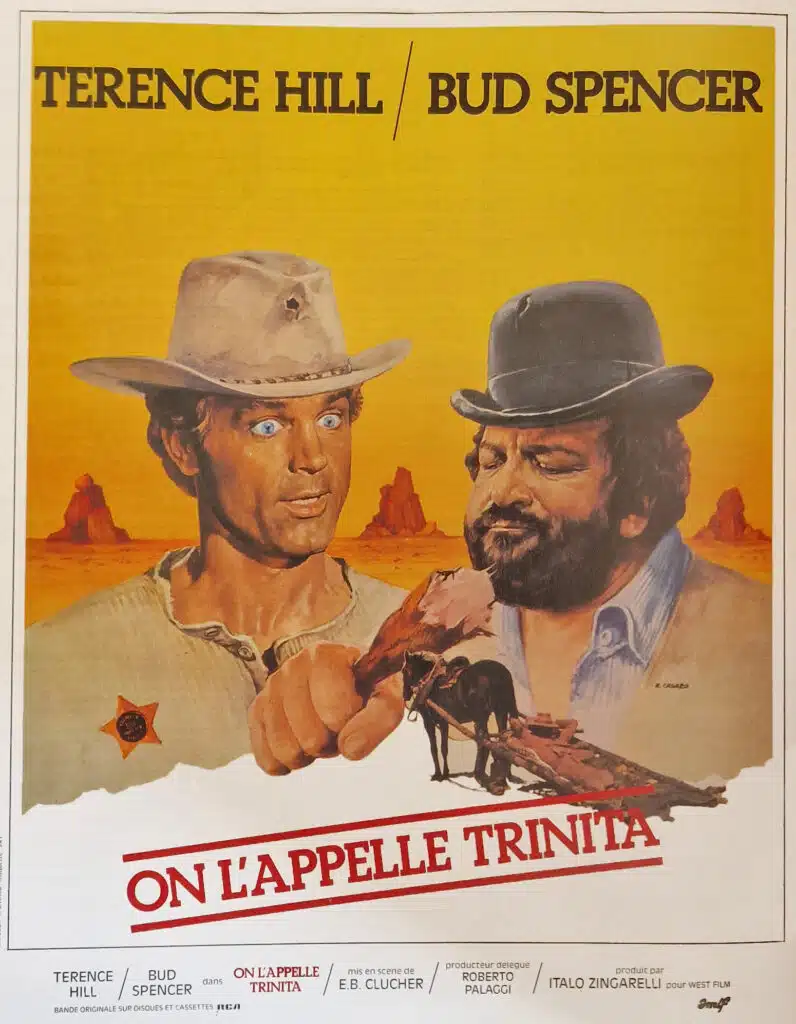 On l'appelle Trinita, affiche reprise 1982