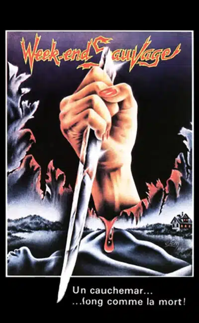 Jaquette VHS de Week-end sauvage de William Fruet (Design © Melki)