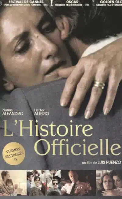 Affiche de la reprise de L'histoire officielle
