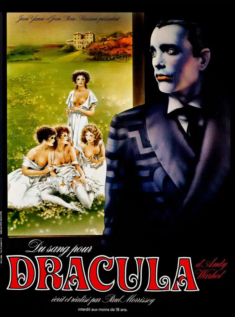 Du sang pour Dracula, l'affiche