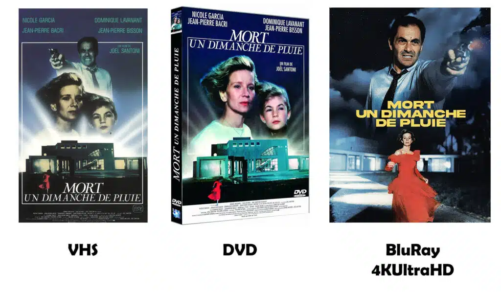 Les éditions vidéo de Mort d'un dimanche de pluie