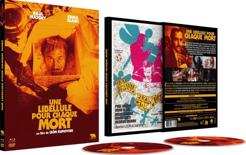 Une libellule pour chaque mort, jaquette détails