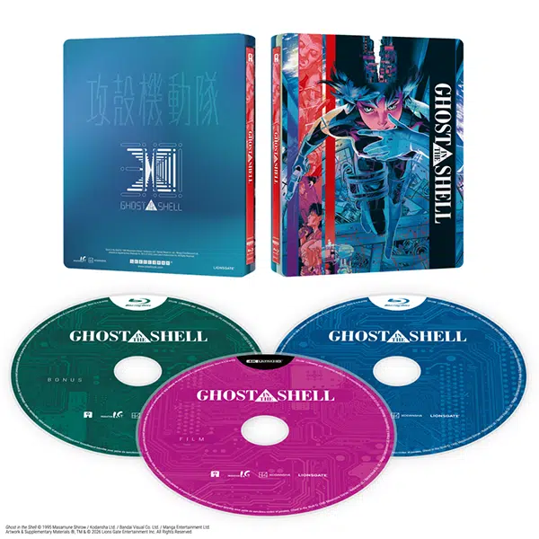 Ghost in the Shell, édition 30e anniversaire - Steelbook Combo 4K UHD/Blu-ray
