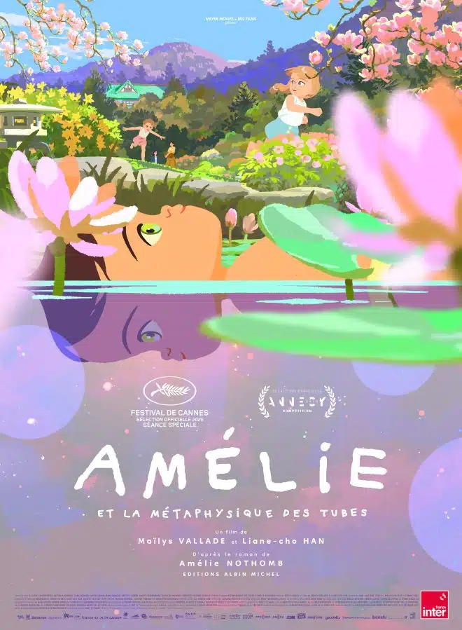 Amélie et la métaphysique des tubes, l'affiche