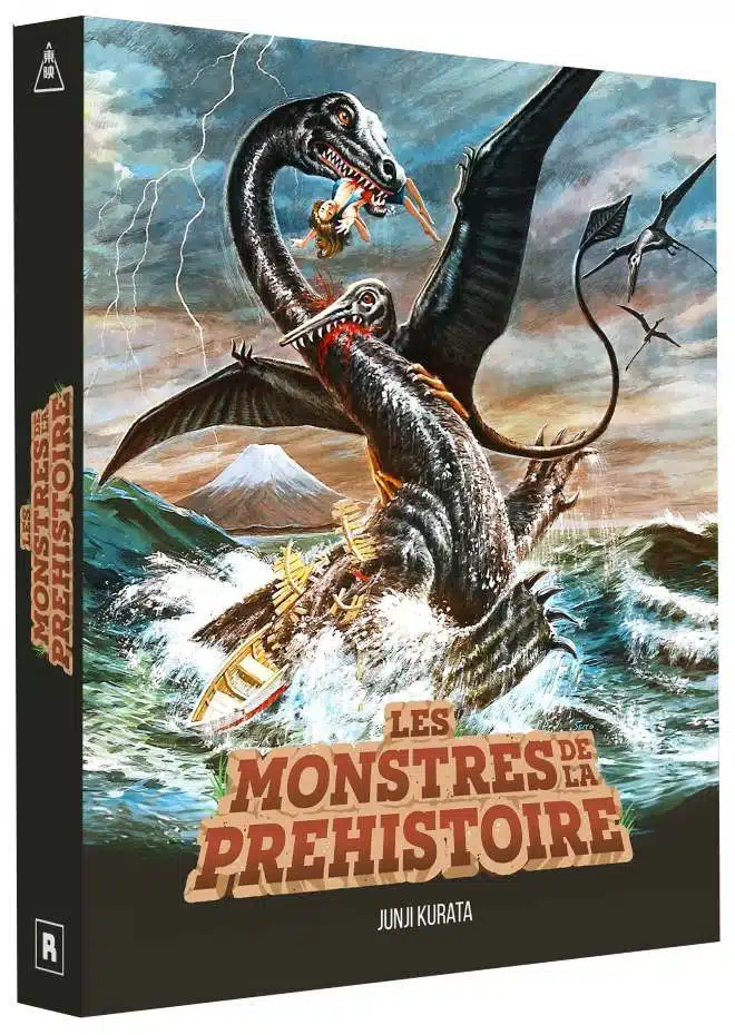Les Monstres de la préhistoire, visuel 3D jaquette.