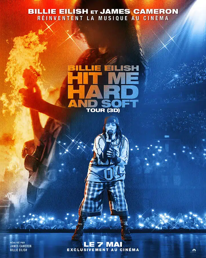 Billie Eilish Hit Hard and Soft tour 3D, affiche