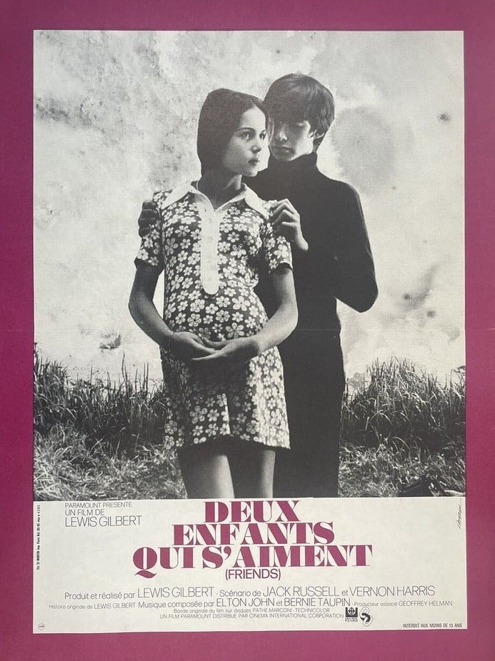 Deux enfants qui s'aiment, l'affiche