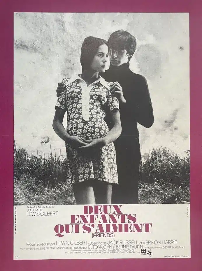 Deux enfants qui s'aiment, l'affiche