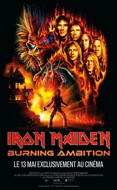 Iron Maiden Burning Ambition, l'affiche