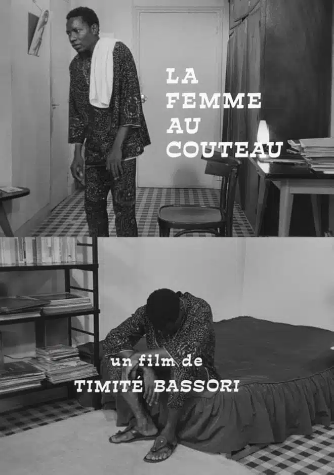 La Femme au couteau, jaquette