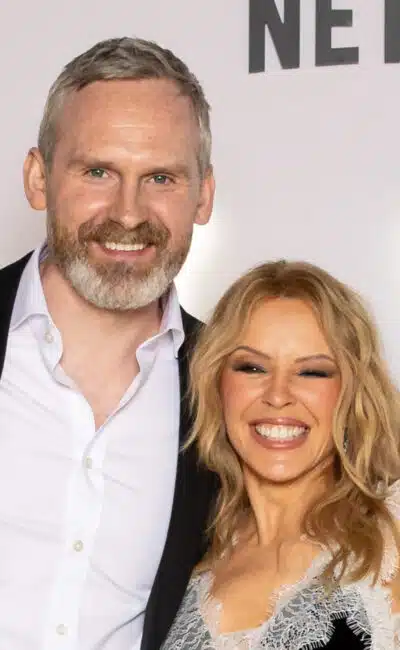 Kylie Minogue et Michael Harte photographié par John Phillips