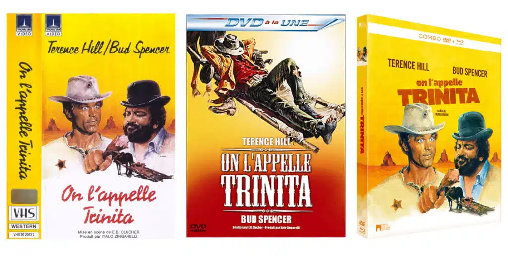 On l'appelle Trinita, en vidéocassette, DVD et Blu-ray.