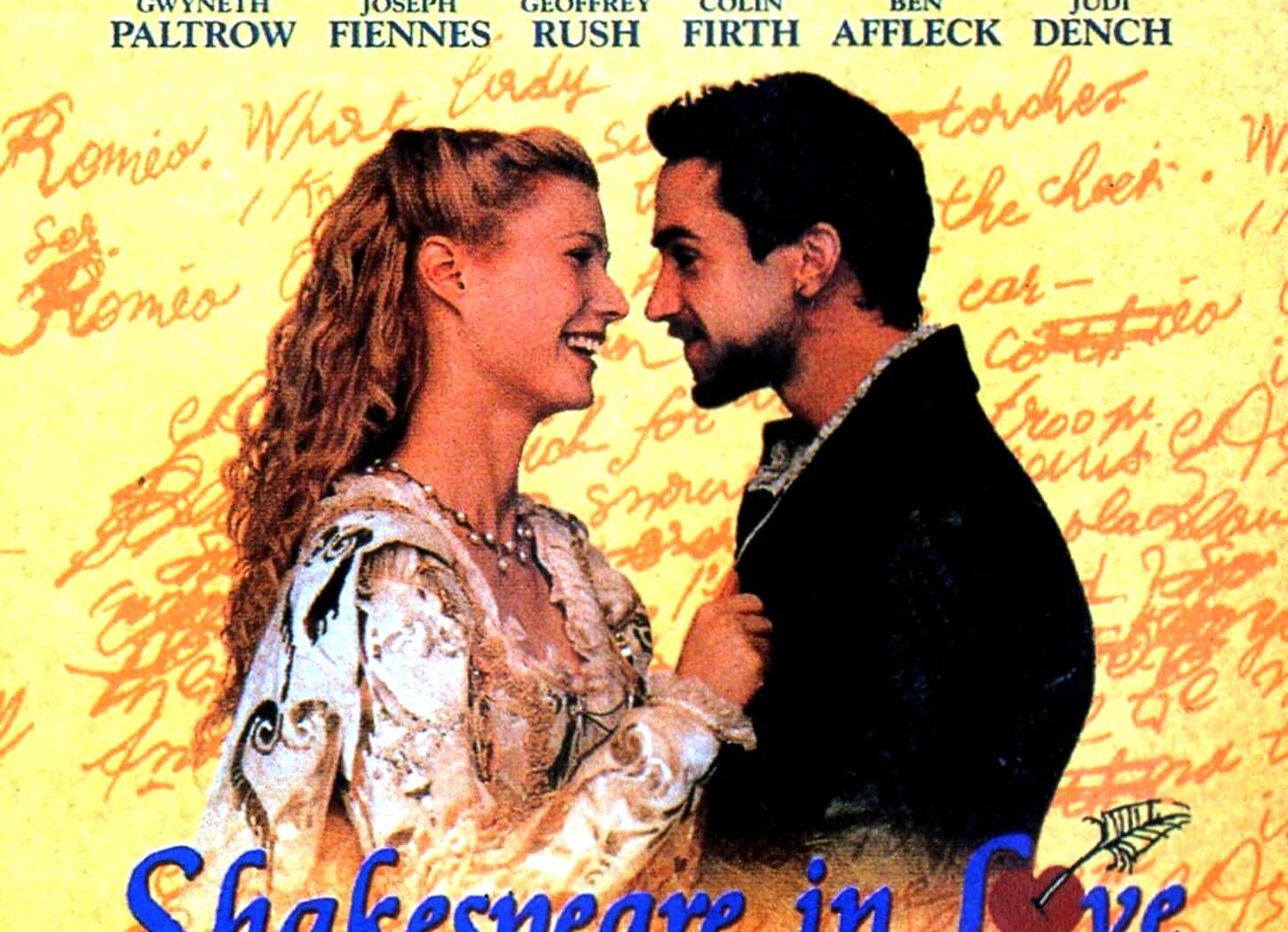 Affiche française de "Shakespeare in Love" (1998) de John Madden