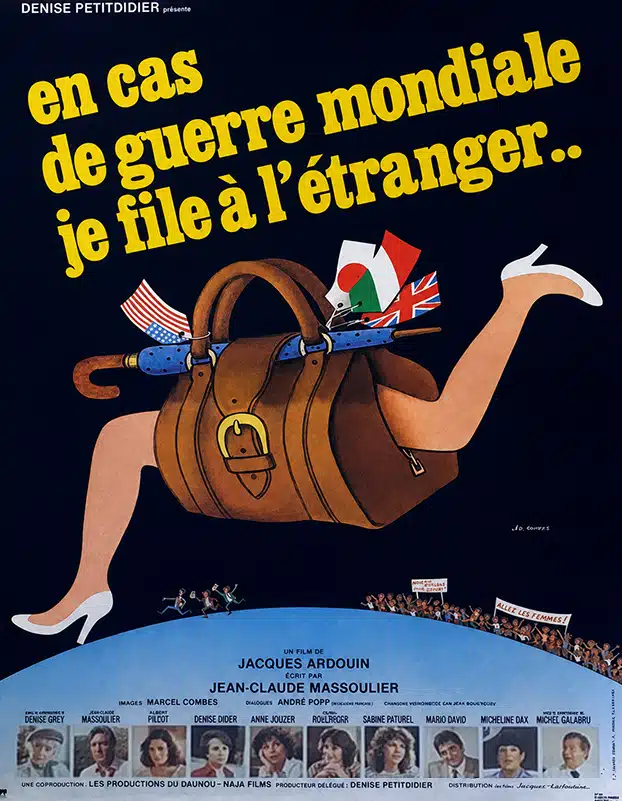Affiche de En cas de guerre mondiale, je file à l'étranger