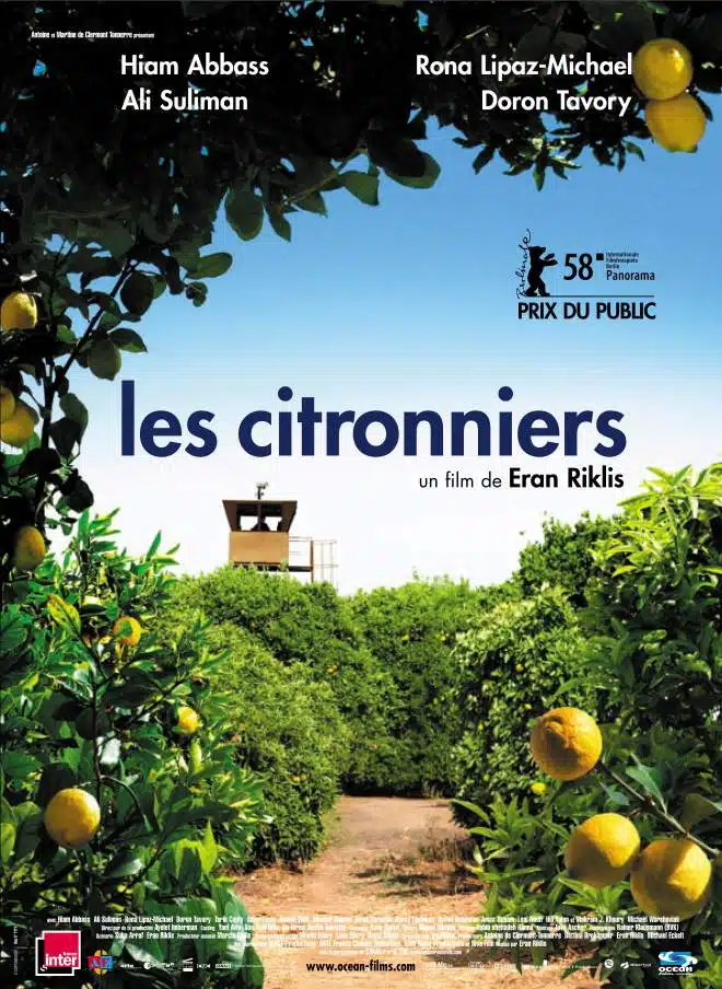 Les Citronniers, l'affiche