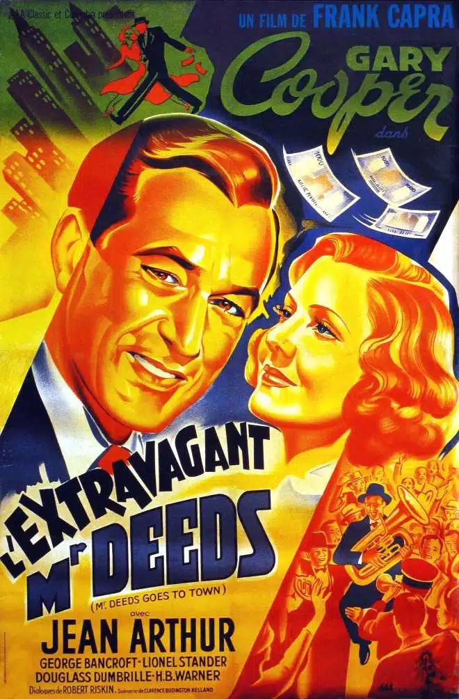 L'Extravagant Mr Deeds, l'affiche