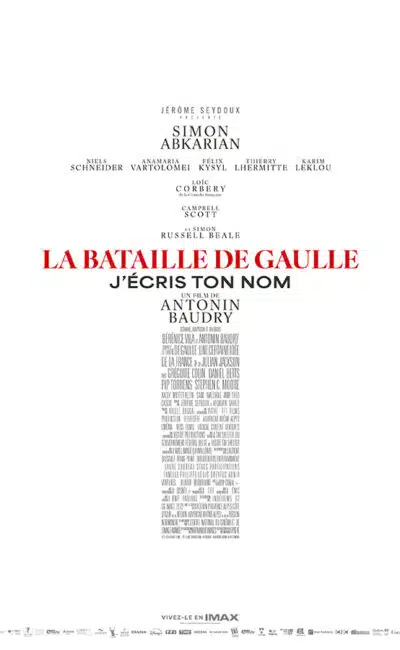 La Bataille de Gaulle : J'écris ton nom, affiche