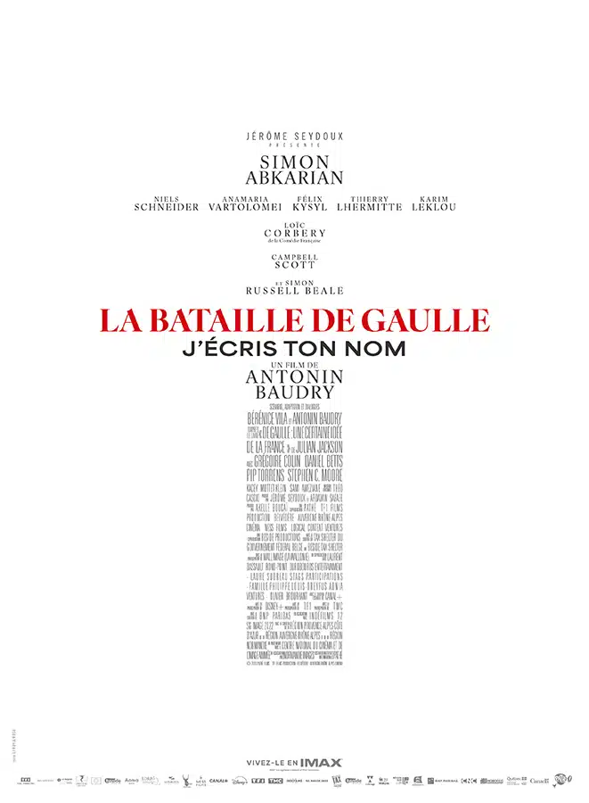 La Bataille de Gaulle : J'écris ton nom, affiche